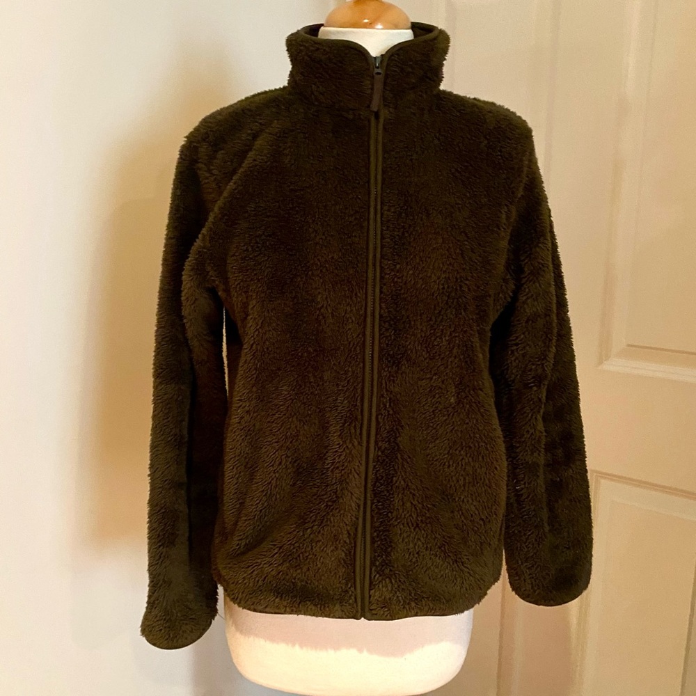 UNIQLO Fluffy Yarn Fleece Jacket Long Sleeve